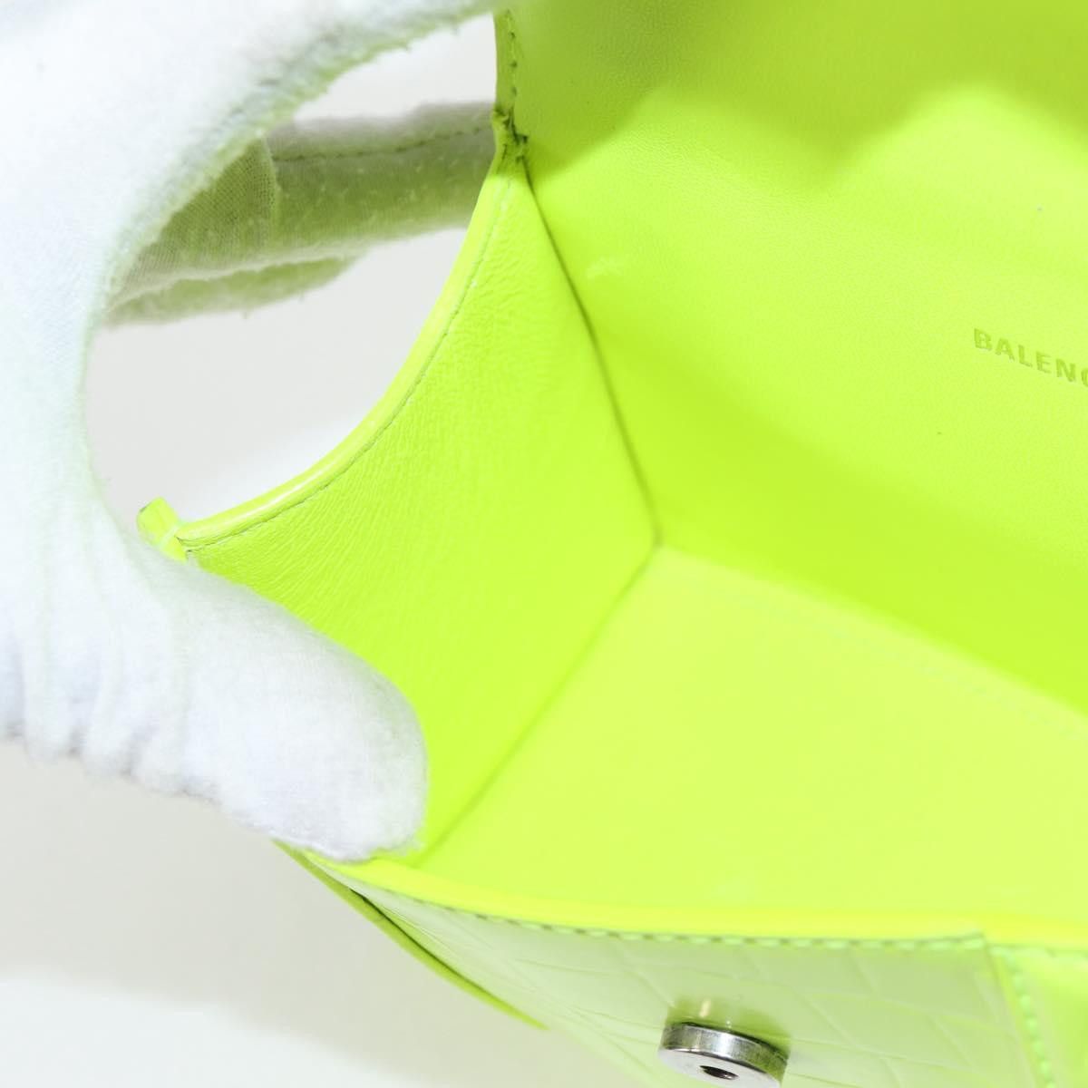 Balenciaga Balenciaga Hourglass Top Handle Bag Leather Size ONE SIZE - 23 Thumbnail