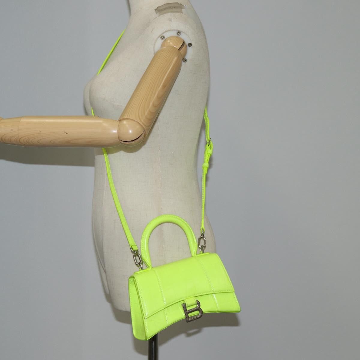 Balenciaga Balenciaga Hourglass Top Handle Bag Leather Size ONE SIZE - 15 Thumbnail