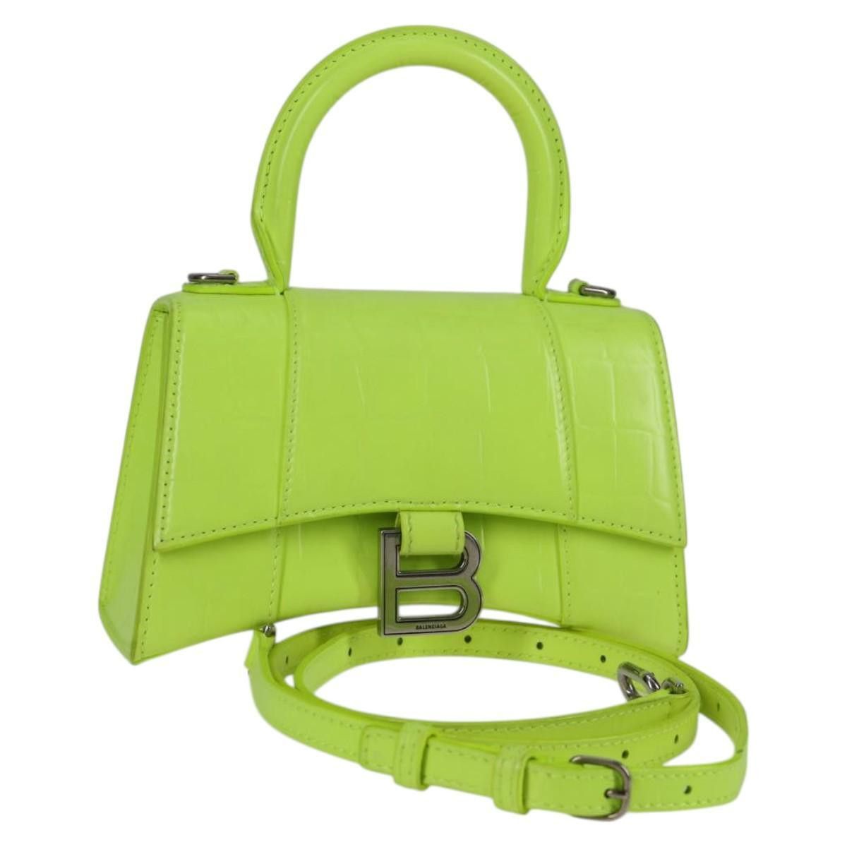 Balenciaga Balenciaga Hourglass Top Handle Bag Leather Size ONE SIZE - 20 Thumbnail