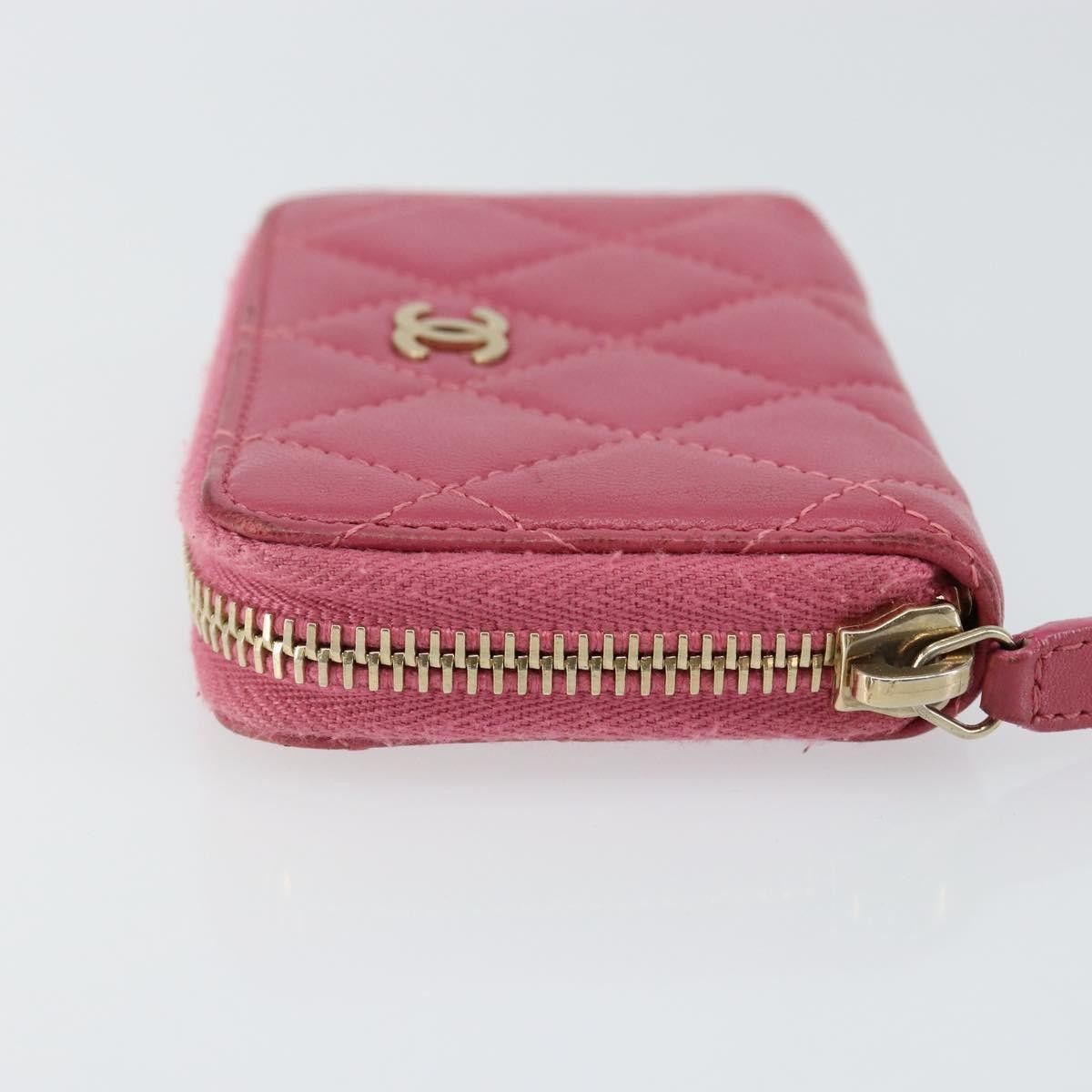 Chanel Chanel So Black CC Zip Coin Purse Quilted Lambskin Size ONE SIZE - 4 Thumbnail