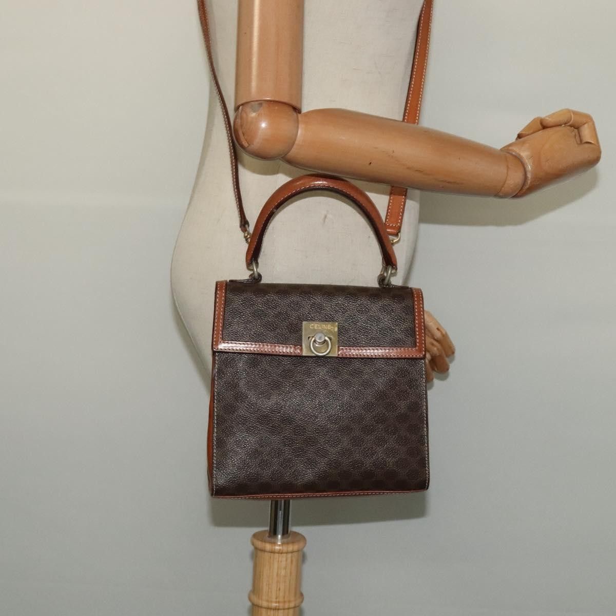 Celine Celine Triomphe vintage handbag Macadam canvas Size ONE SIZE - 14 Thumbnail