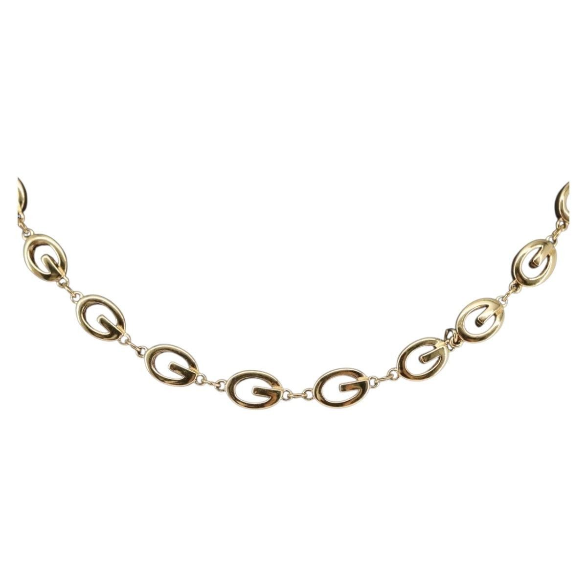 Givenchy Givenchy Rounded G Link Choker Necklace Metal Size ONE SIZE - 2 Thumbnail