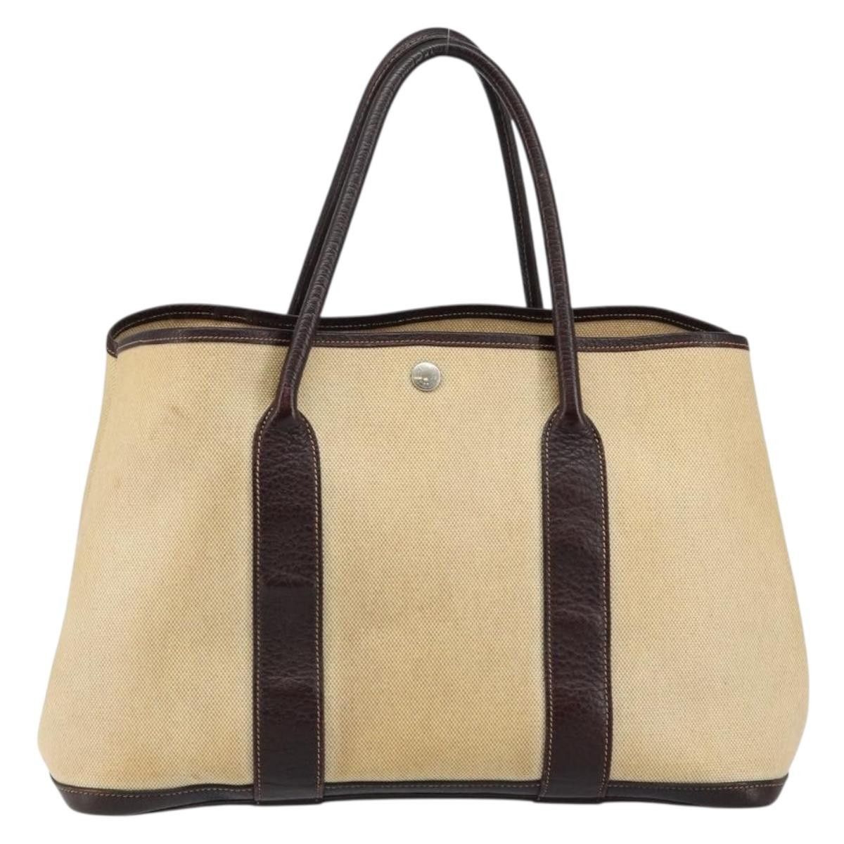 Hermes Hermes Garden Party Tote Canvas and Leather Size ONE SIZE - 2 Thumbnail