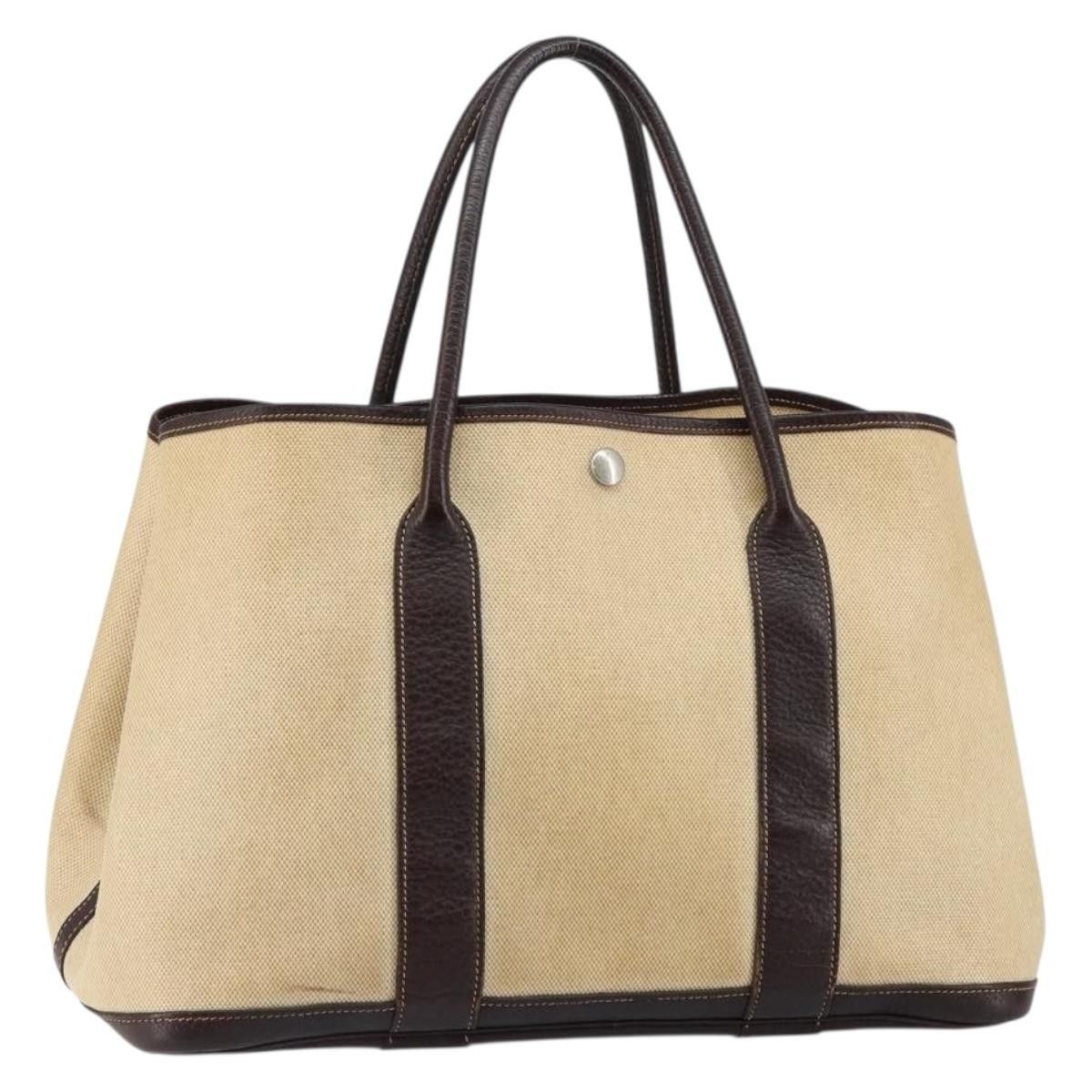 Hermes Hermes Garden Party Tote Canvas and Leather Size ONE SIZE - 13 Thumbnail