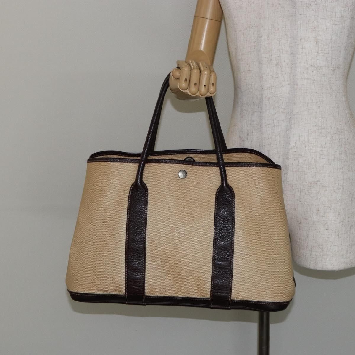 Hermes Hermes Garden Party Tote Canvas and Leather Size ONE SIZE - 12 Thumbnail