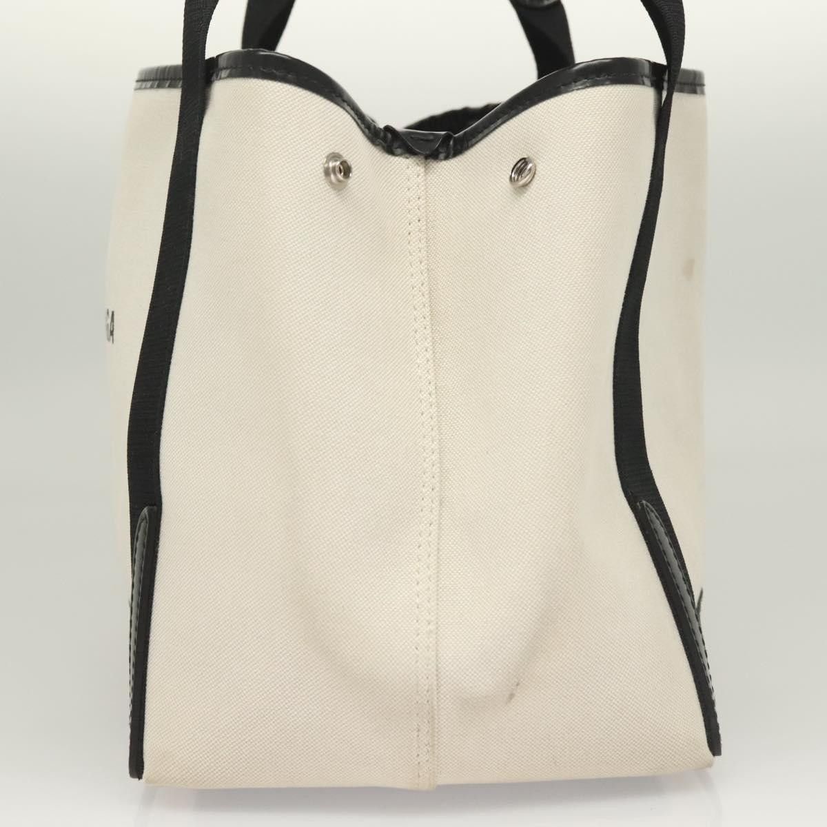 Balenciaga Balenciaga Navy Cabas Canvas with Leather Size ONE SIZE - 3 Thumbnail