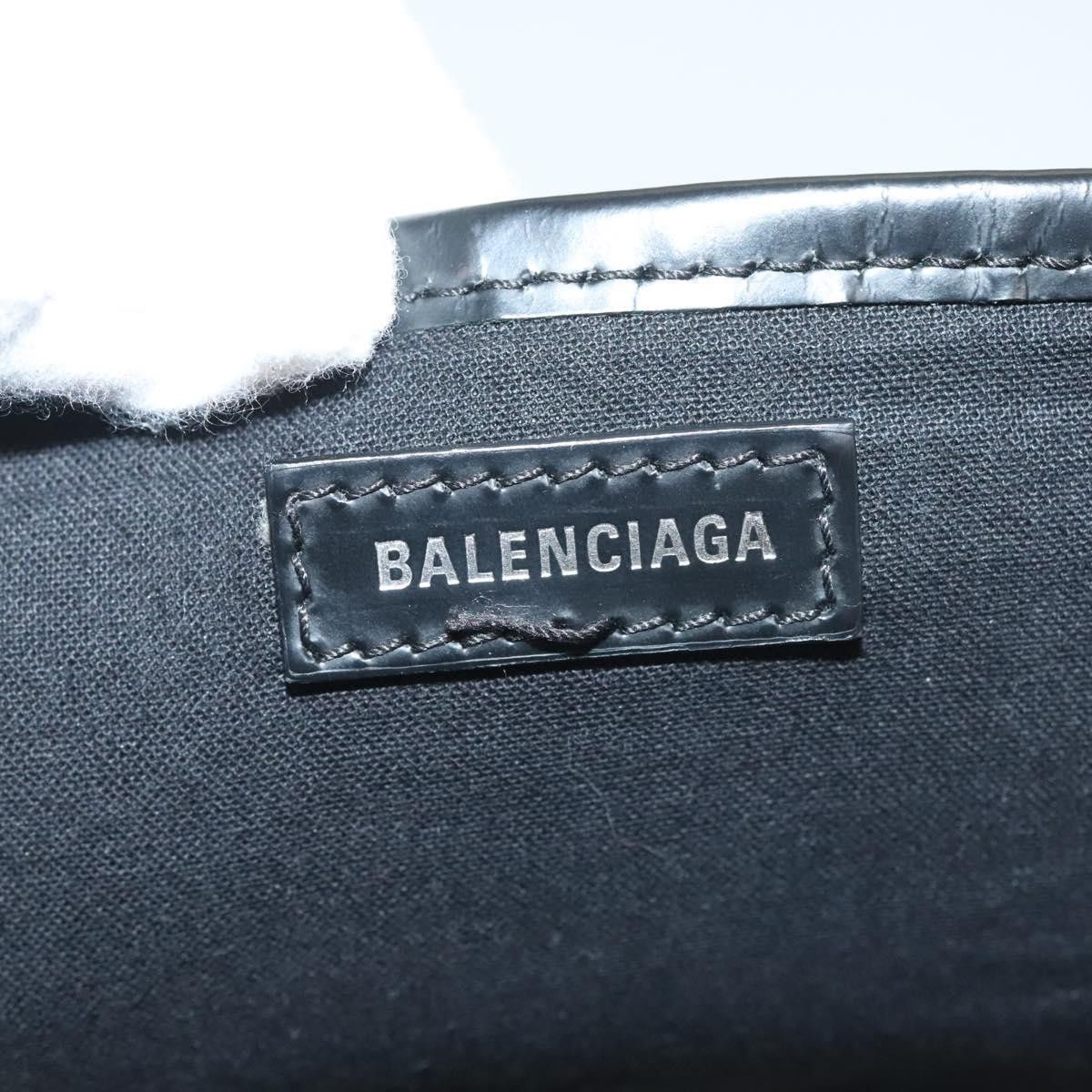 Balenciaga Balenciaga Navy Cabas Canvas with Leather Size ONE SIZE - 6 Thumbnail