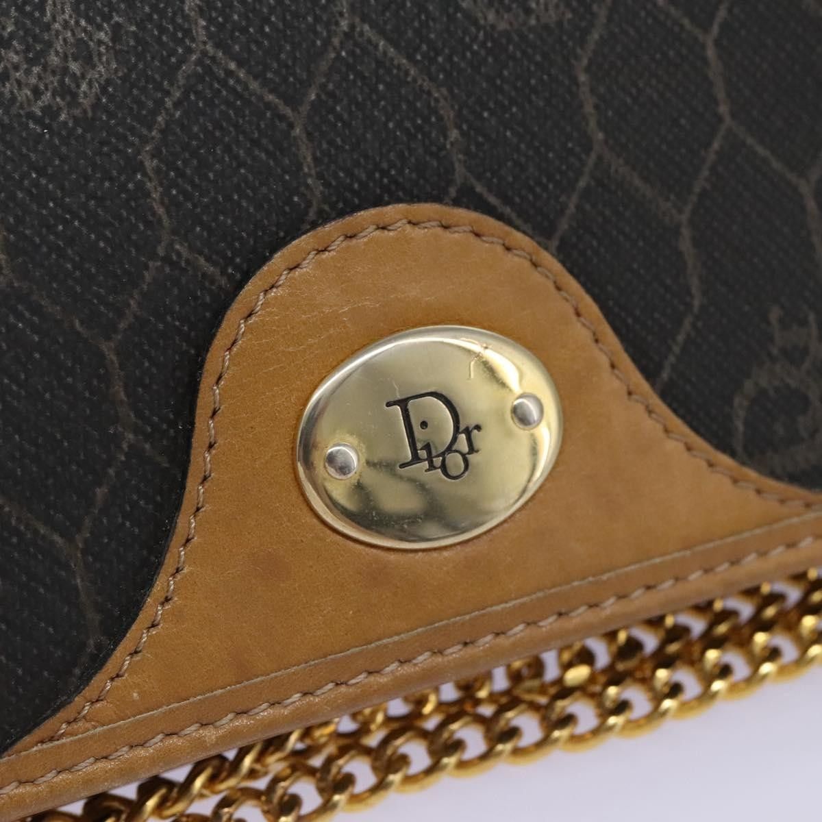 Dior Christian Dior Vintage Honeycomb chain Canvas Size ONE SIZE - 12 Thumbnail