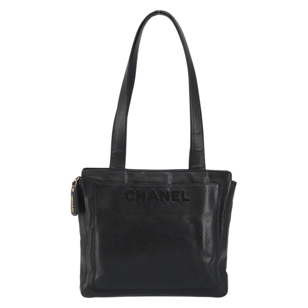 Chanel Chanel Vintage Logo Tote Caviar Size ONE SIZE - 17 Thumbnail