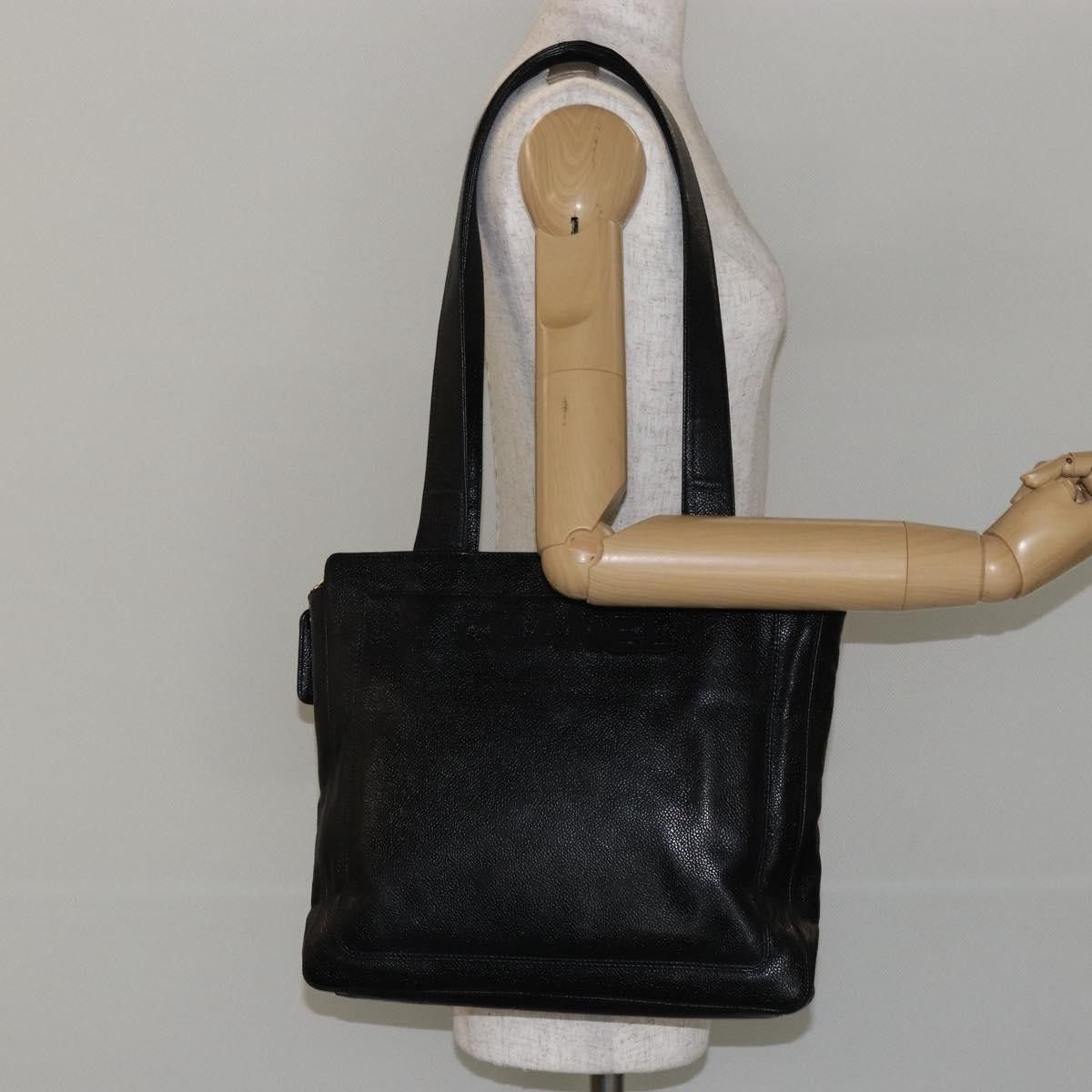 Chanel Chanel Vintage Logo Tote Caviar Size ONE SIZE - 16 Thumbnail