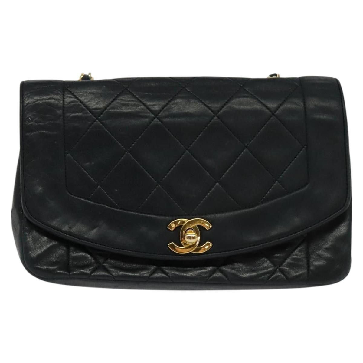 Chanel Chanel Vintage Diana Flap Bag Quilted Lambskin Size ONE SIZE - 2 Thumbnail