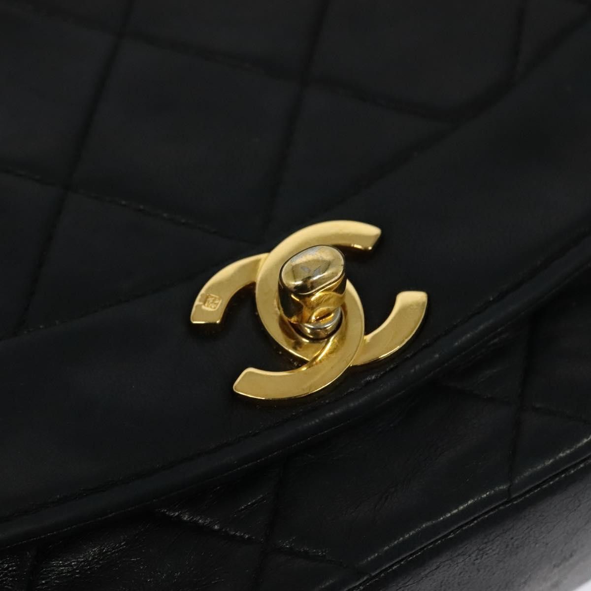 Chanel Chanel Vintage Diana Flap Bag Quilted Lambskin Size ONE SIZE - 14 Thumbnail