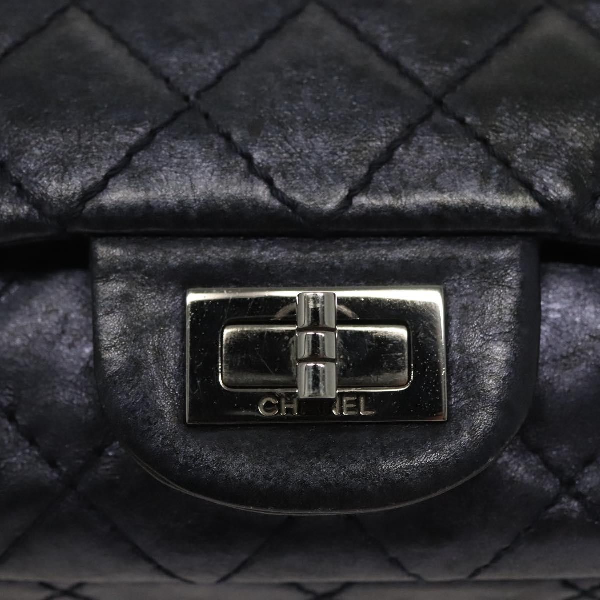 Chanel Chanel Hybrid Reissue Double Flap Bag Quilted Lambskin Size ONE SIZE - 14 Thumbnail