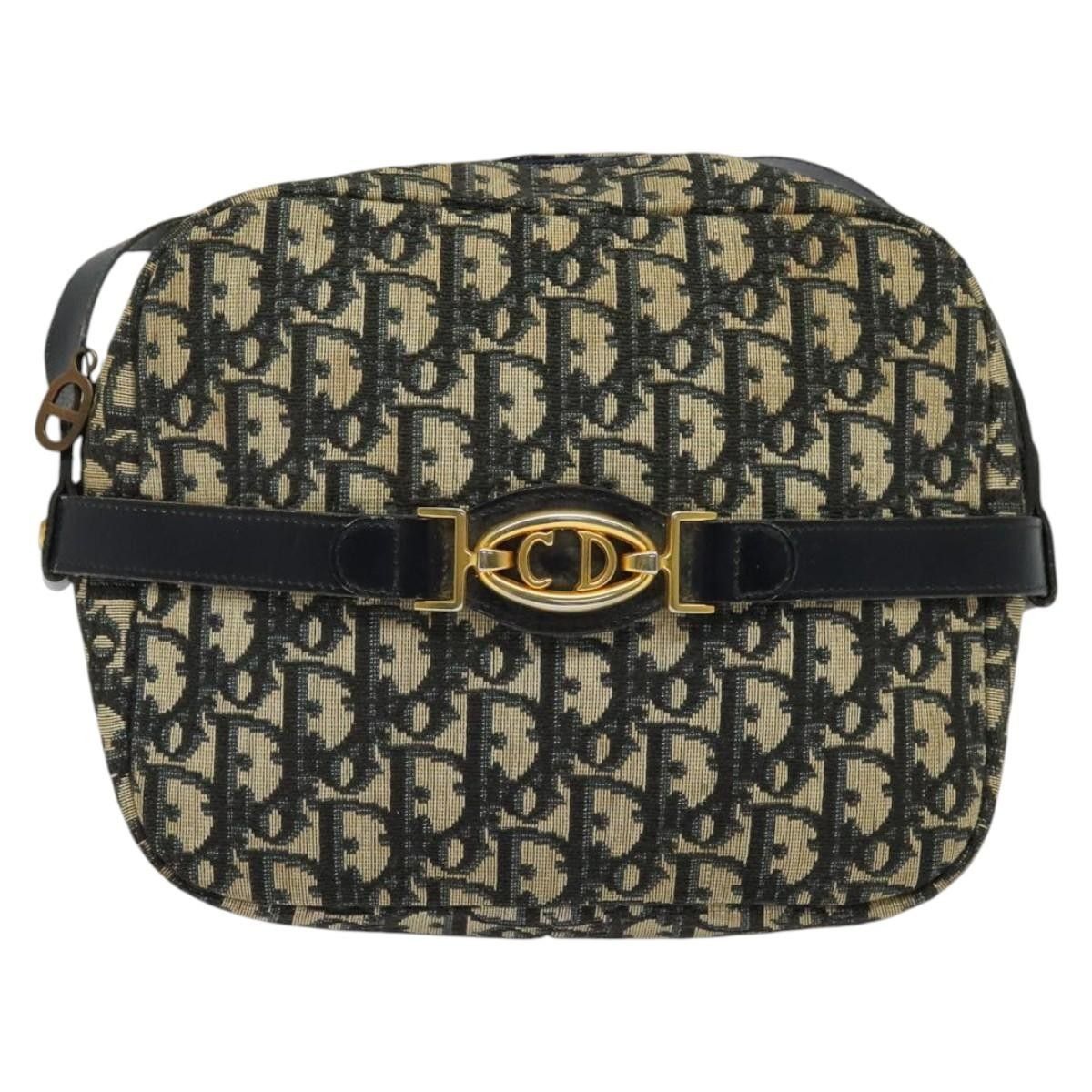 Dior Christian Dior Vintage Trotter Shoulder Bag Canvas Size ONE SIZE - 17 Thumbnail