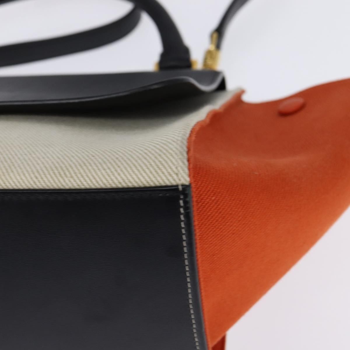 Celine Celine Trapeze Bag Canvas with Leather Size ONE SIZE - 12 Thumbnail