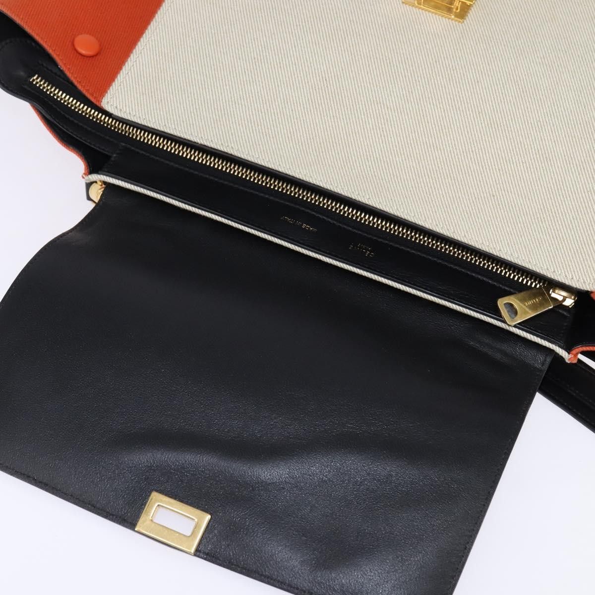 Celine Celine Trapeze Bag Canvas with Leather Size ONE SIZE - 21 Thumbnail