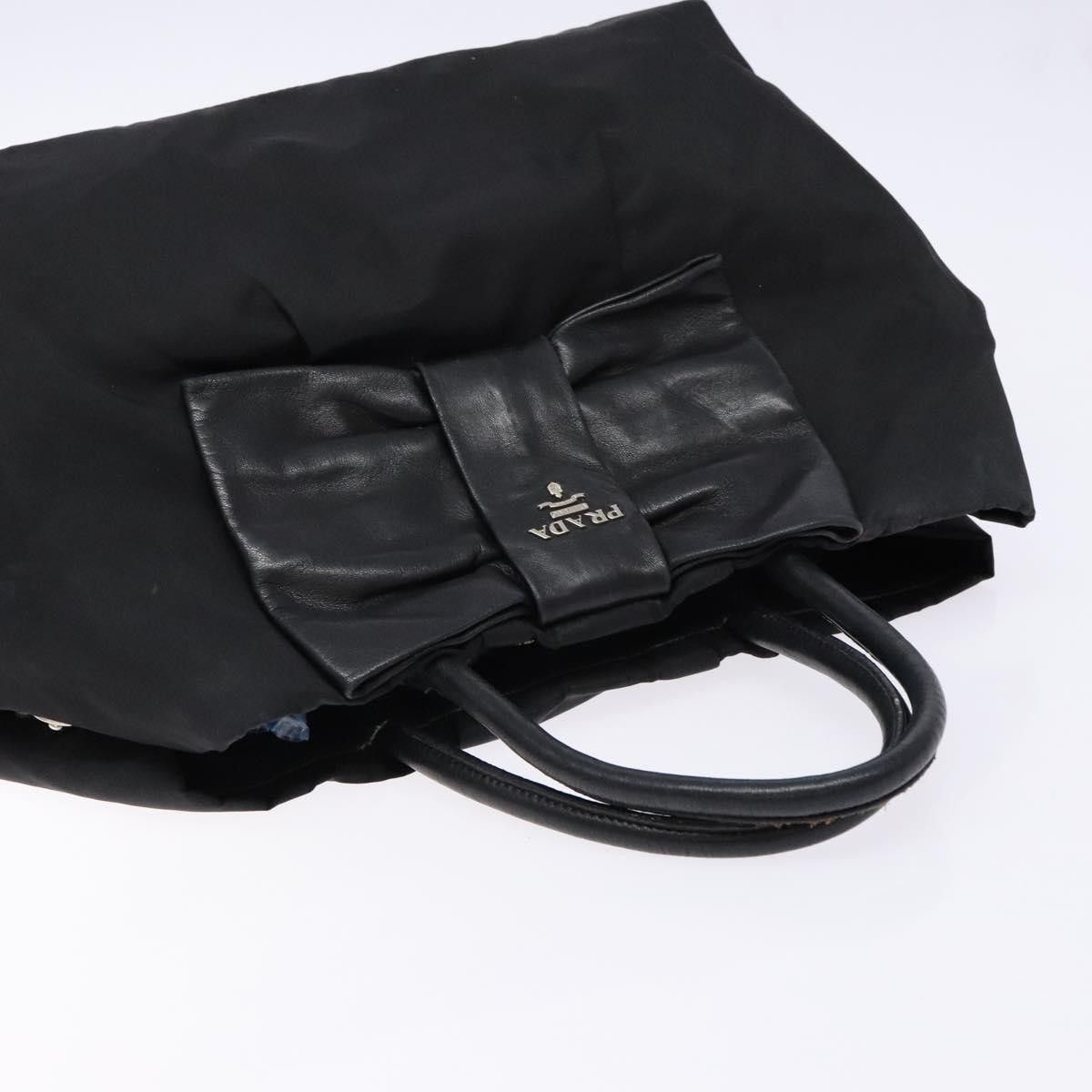 Prada Prada Bow Tote Tessuto with Leather Size ONE SIZE - 16 Thumbnail