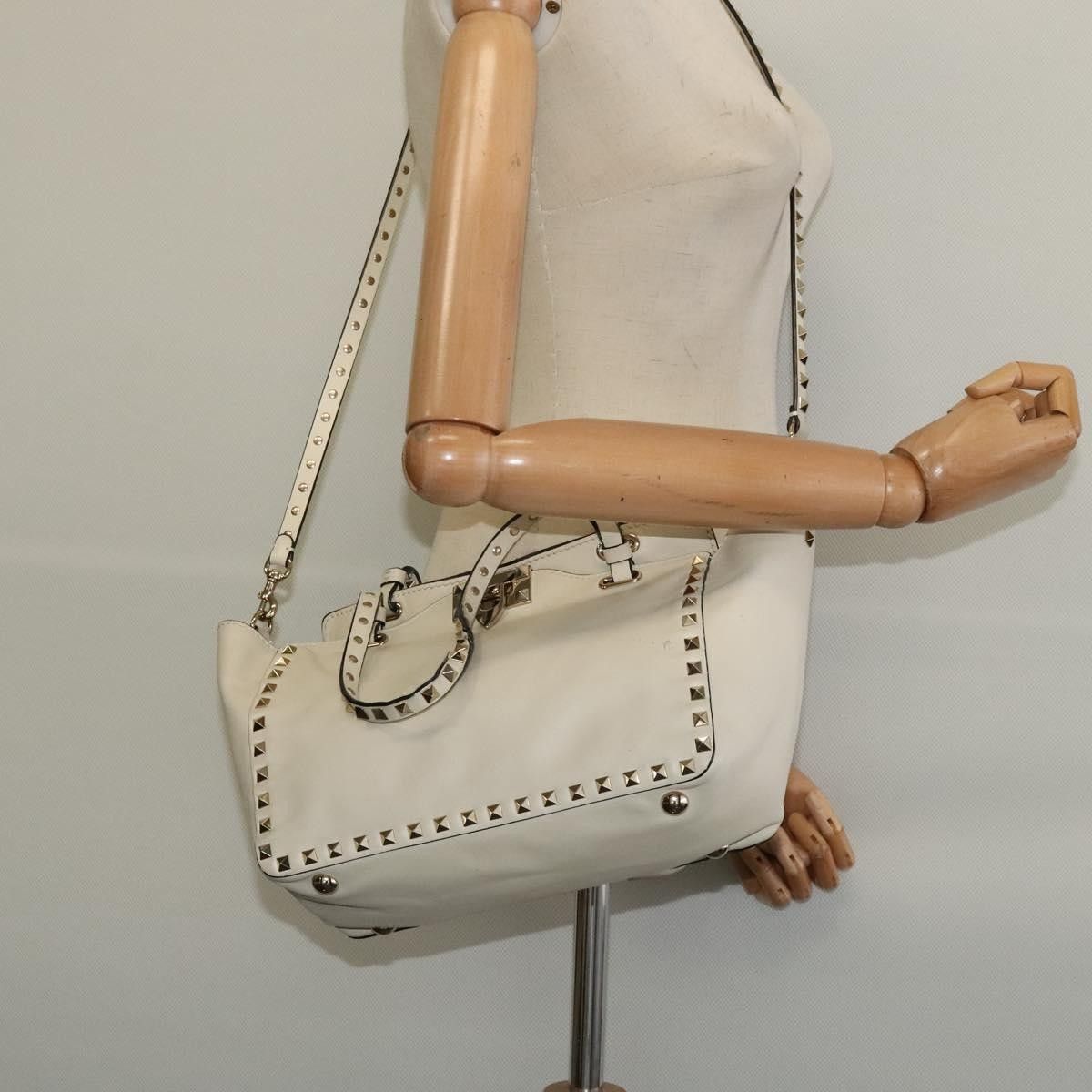 Valentino Valentino Garavani Rockstud Tote Soft Leather Size ONE SIZE - 14 Thumbnail