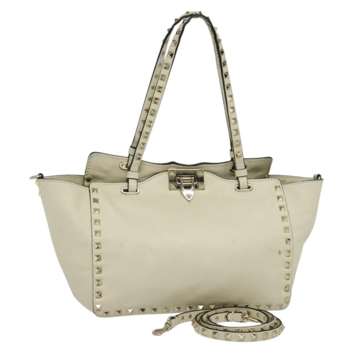 Valentino Valentino Garavani Rockstud Tote Soft Leather Size ONE SIZE - 15 Thumbnail