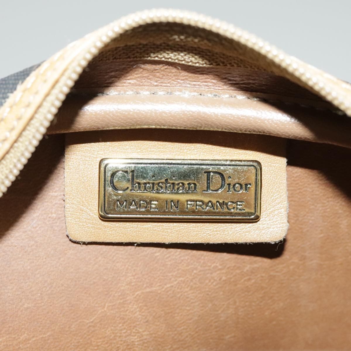 Dior Christian Dior Vintage Honeycomb Shoulder Bag Canvas and Leather Size ONE SIZE - 6 Thumbnail