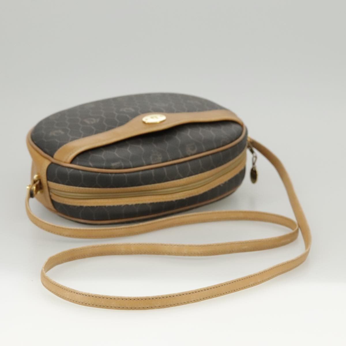Dior Christian Dior Vintage Honeycomb Shoulder Bag Canvas and Leather Size ONE SIZE - 7 Thumbnail
