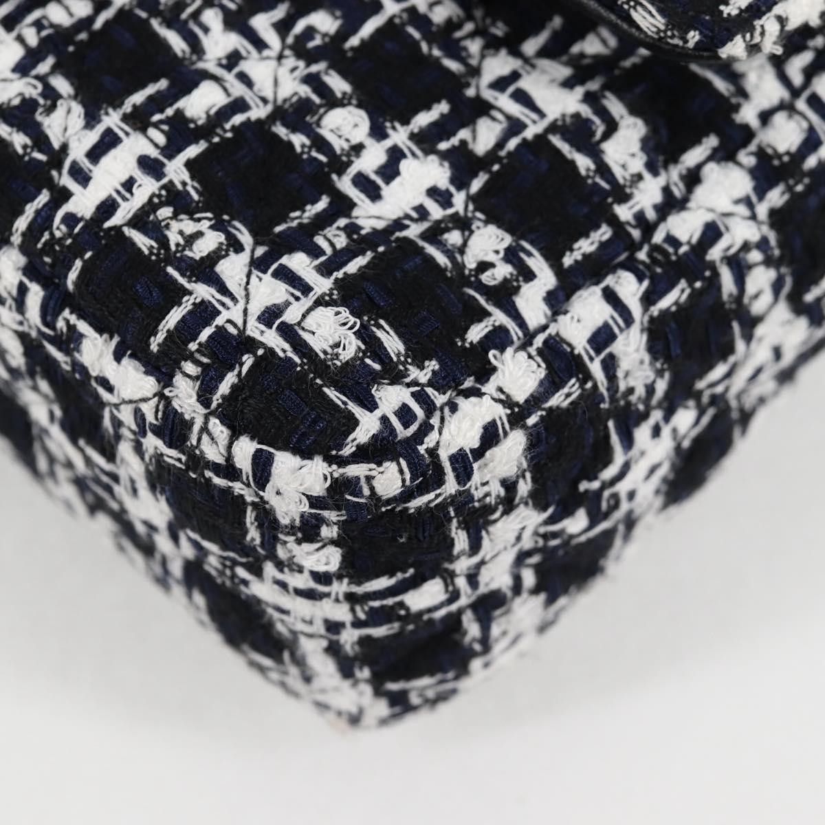 Chanel Chanel Square Classic Single Flap Bag Quilted Tweed Size ONE SIZE - 12 Thumbnail
