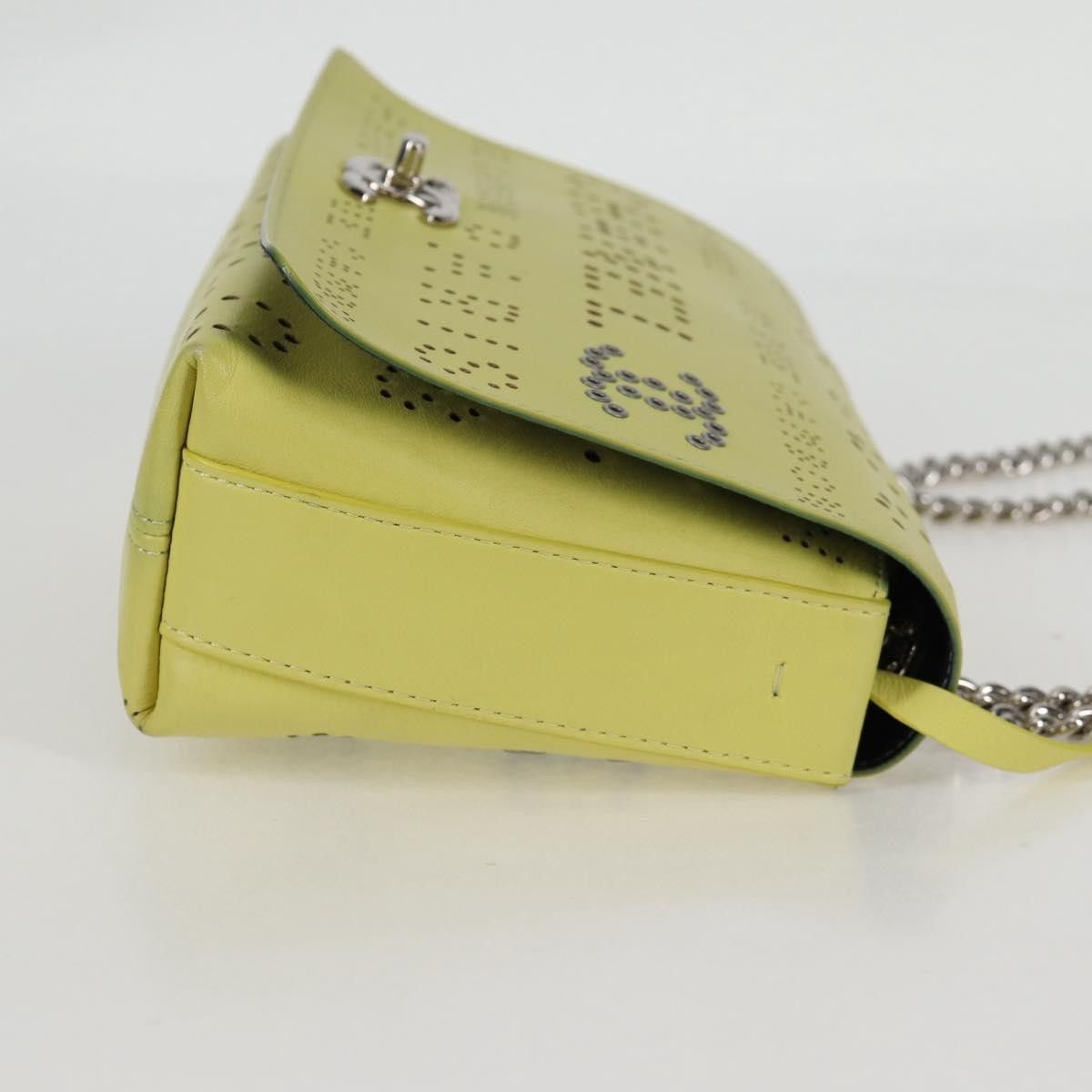 Chanel Chanel Logo Eyelets Flap Bag Perforated Calfskin Size ONE SIZE - 4 Thumbnail