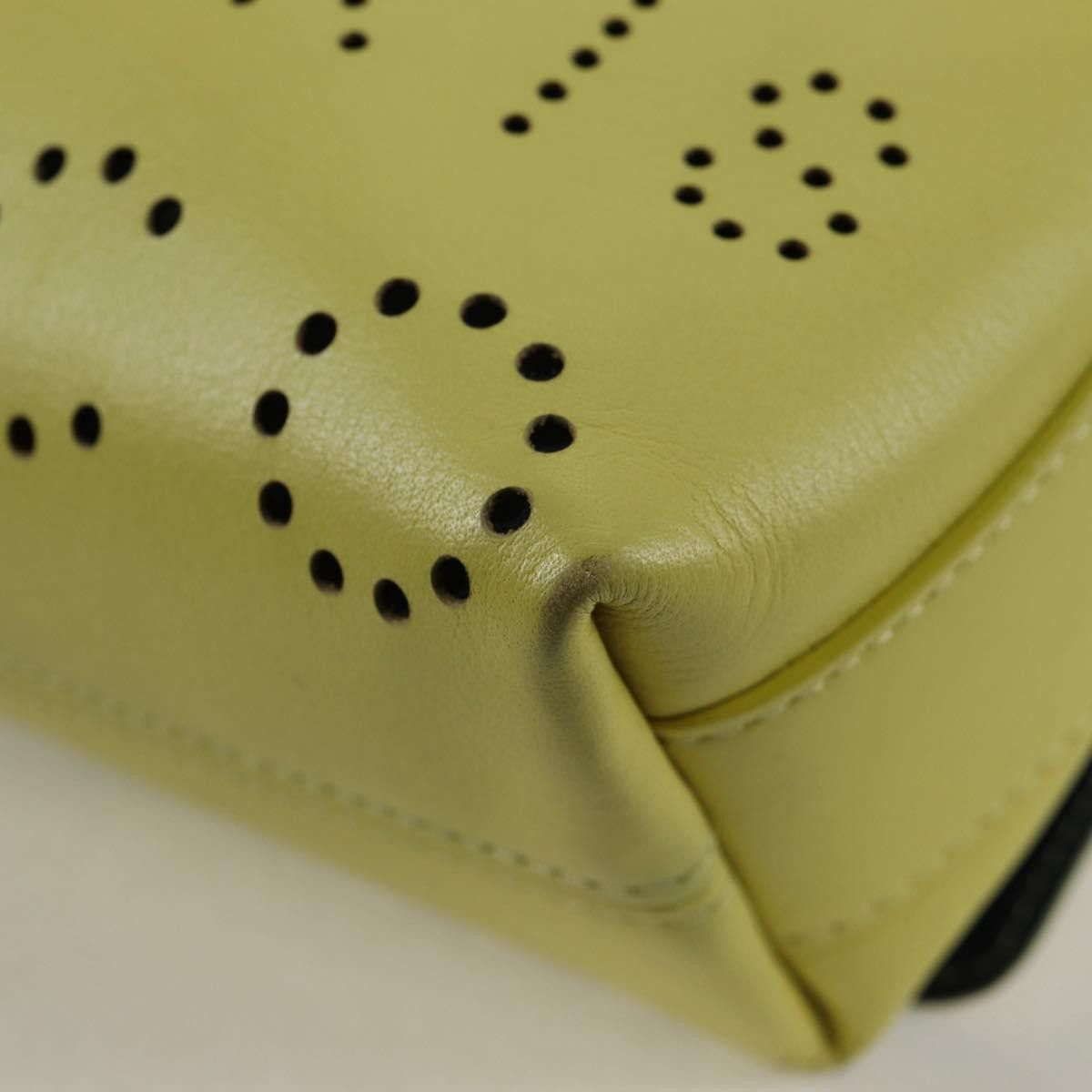 Chanel Chanel Logo Eyelets Flap Bag Perforated Calfskin Size ONE SIZE - 11 Thumbnail