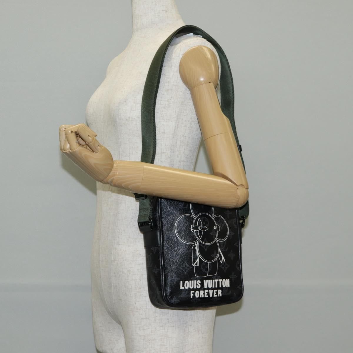 Louis Vuitton Louis Vuitton Danube Handbag Limited Edition Vivienne Monogram Eclipse Size ONE SIZE - 14 Thumbnail
