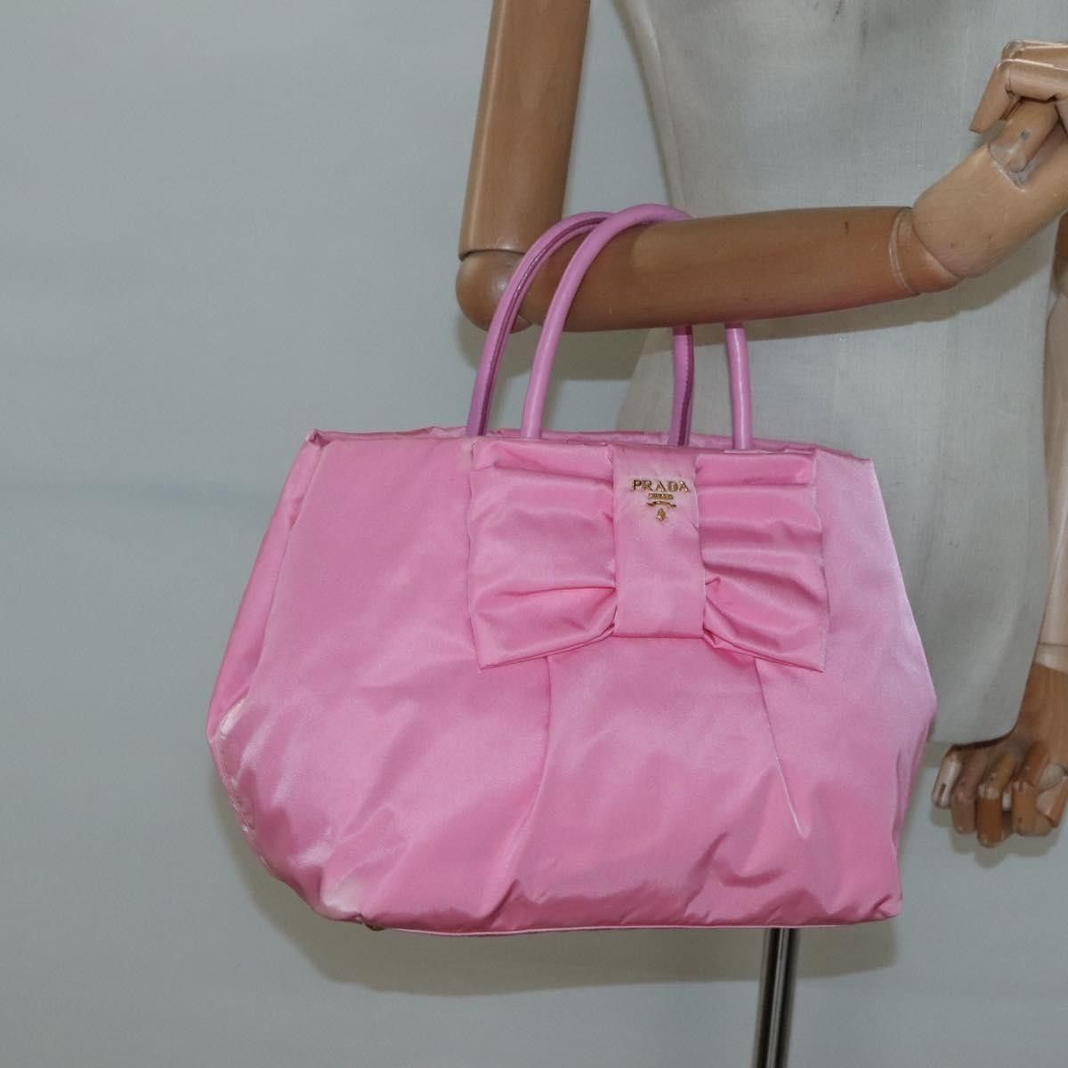 Prada Prada Bow Tote Tessuto with Leather Size ONE SIZE - 13 Thumbnail