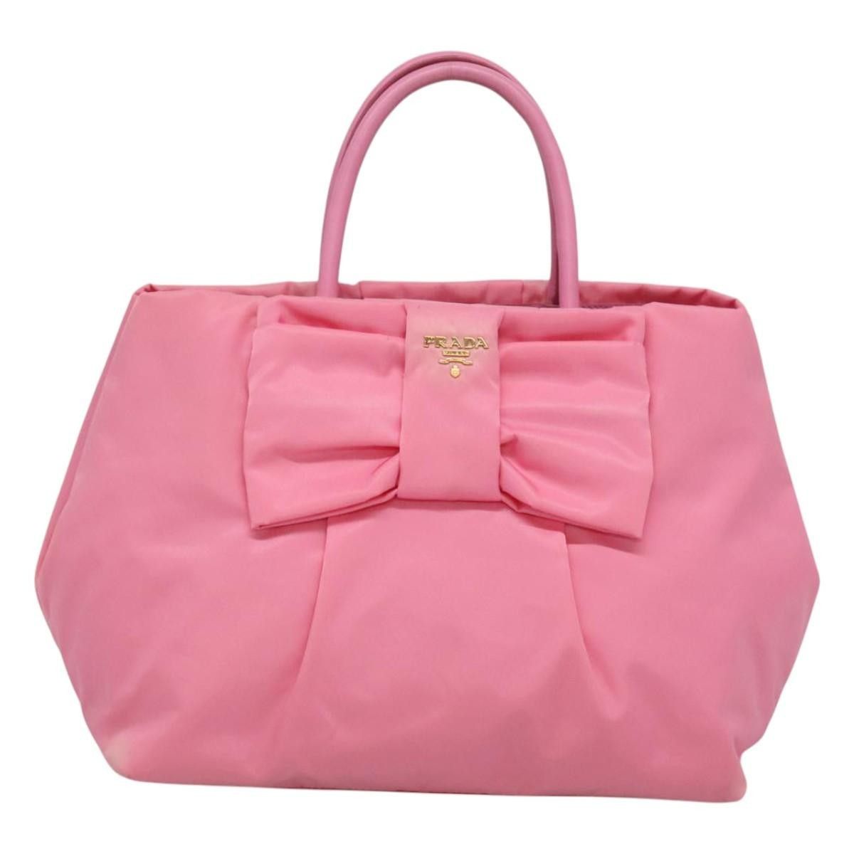 Prada Prada Bow Tote Tessuto with Leather Size ONE SIZE - 17 Thumbnail