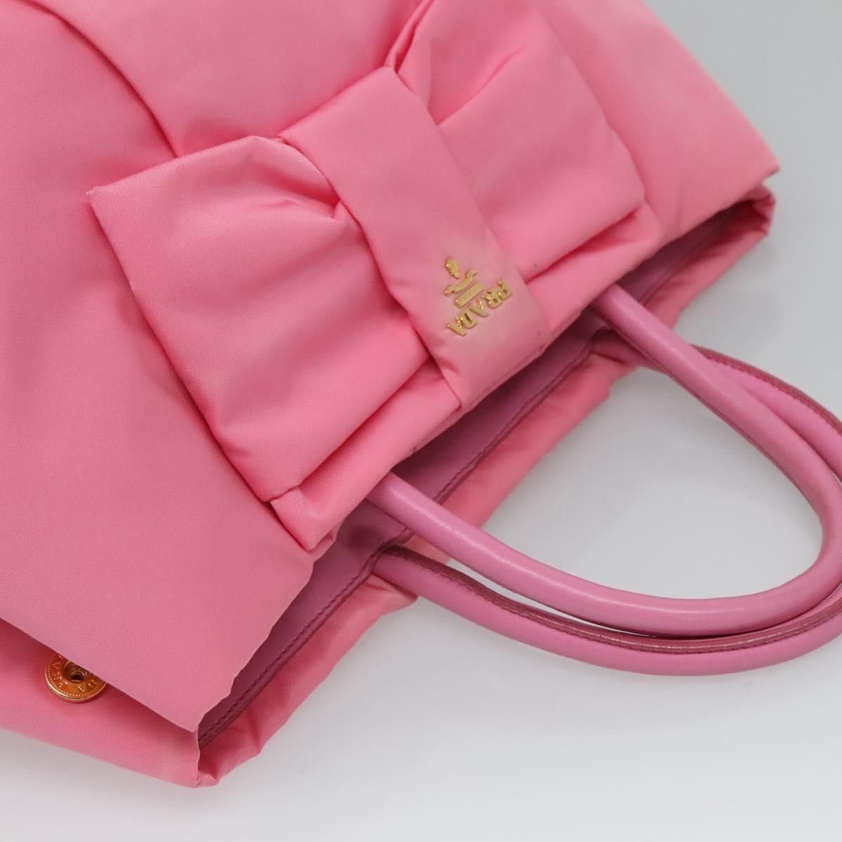 Prada Prada Bow Tote Tessuto with Leather Size ONE SIZE - 15 Thumbnail