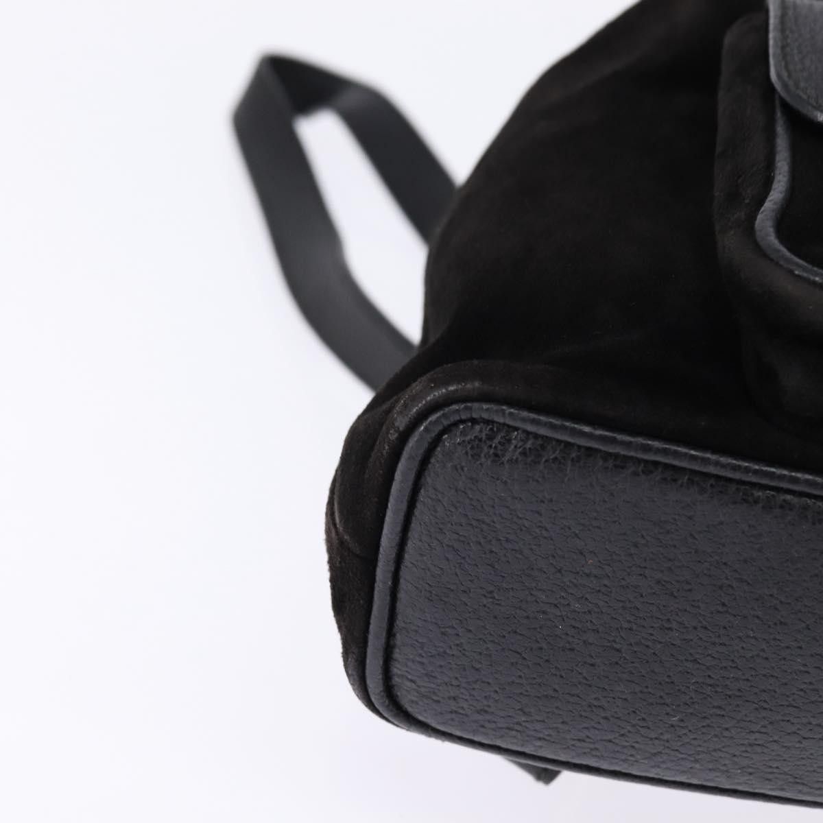 Gucci Gucci Vintage Bamboo Backpack Suede Size ONE SIZE - 9 Thumbnail
