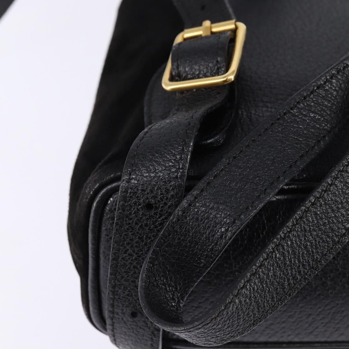 Gucci Gucci Vintage Bamboo Backpack Suede Size ONE SIZE - 12 Thumbnail