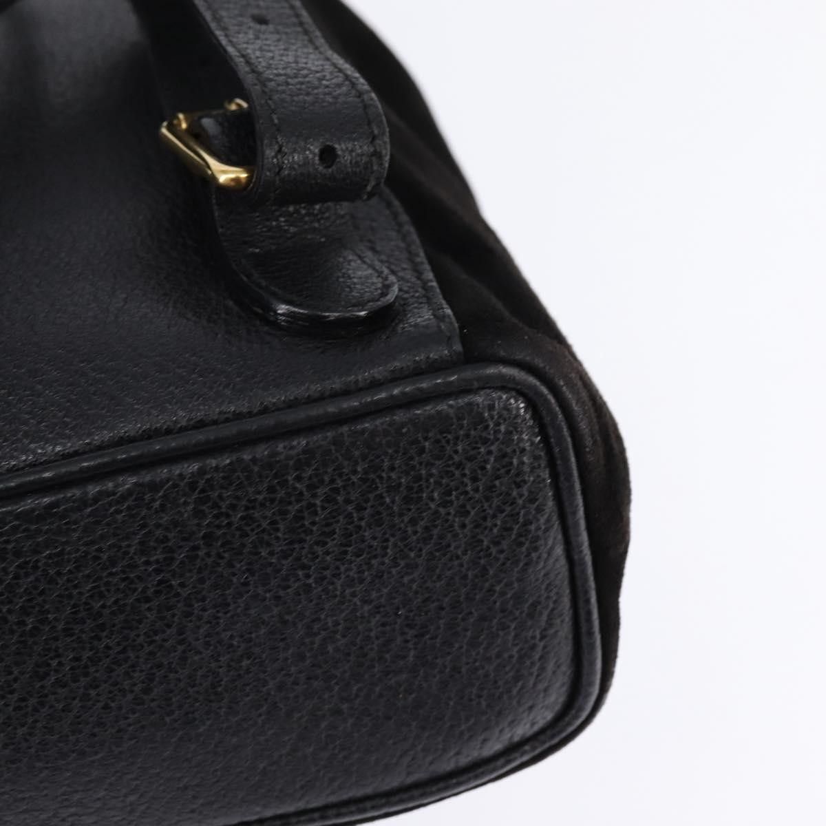 Gucci Gucci Vintage Bamboo Backpack Suede Size ONE SIZE - 11 Thumbnail