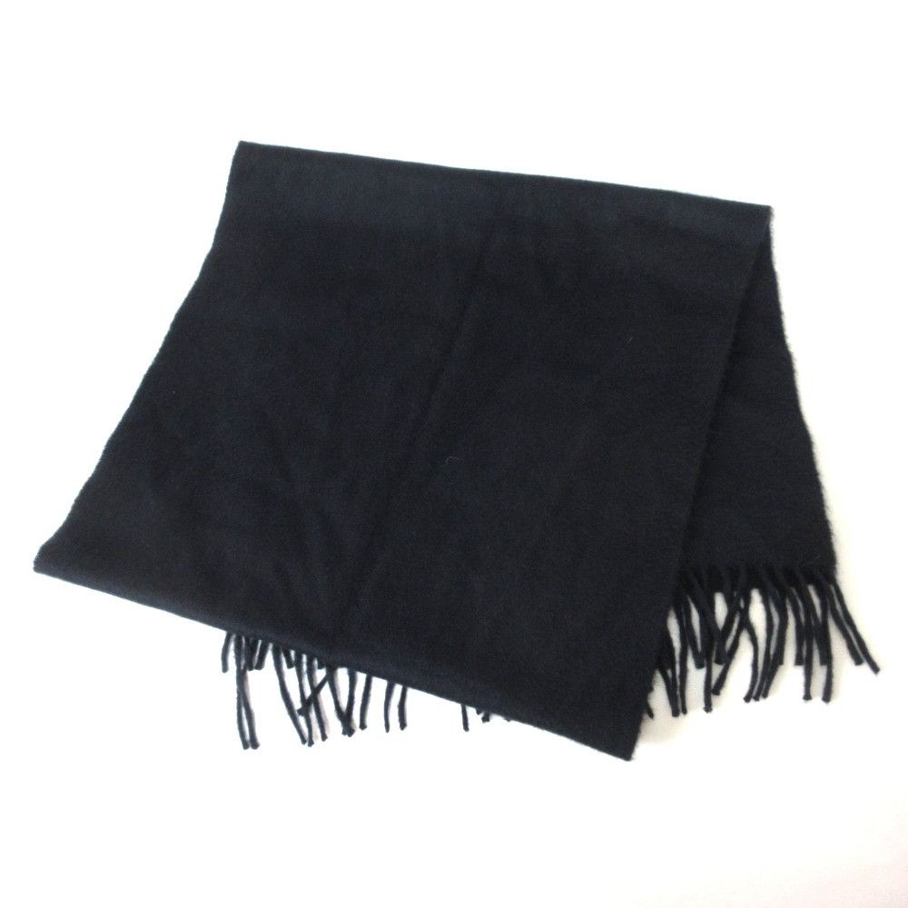 Hermes Hermes Hermes Embroidered Logo 100% Cashmere Scarf Natural Material Scarf DUTY FREE for USA Size ONE SIZE - 5 Thumbnail