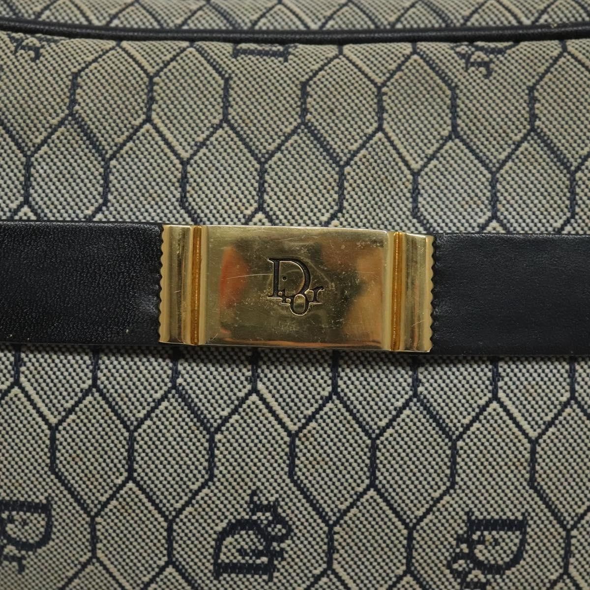 Dior Christian Dior Vintage Honeycomb Shoulder Bag Canvas and Leather Size ONE SIZE - 12 Thumbnail