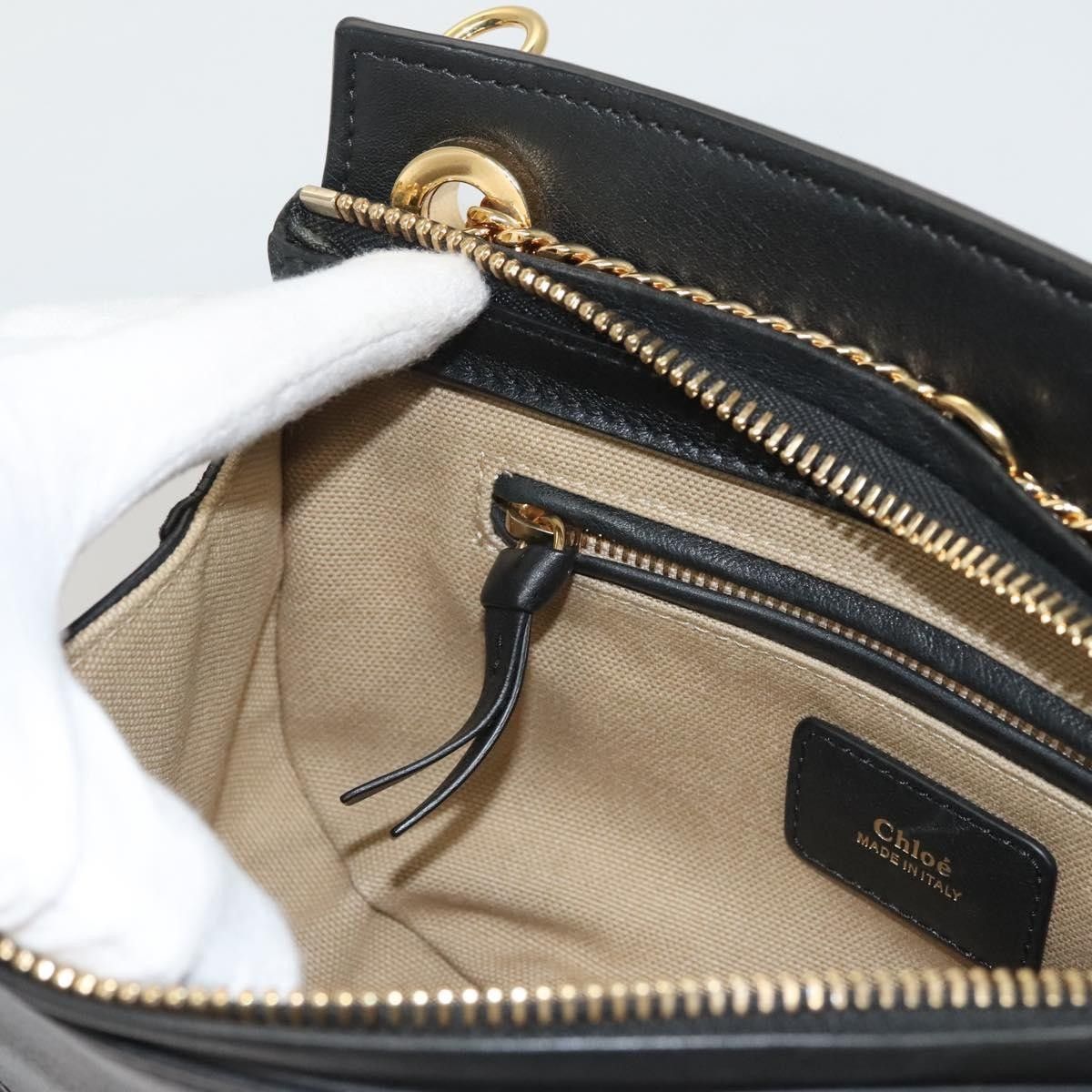 Chloe Chloe Goldie Shoulder Bag Leather Size ONE SIZE - 15 Thumbnail