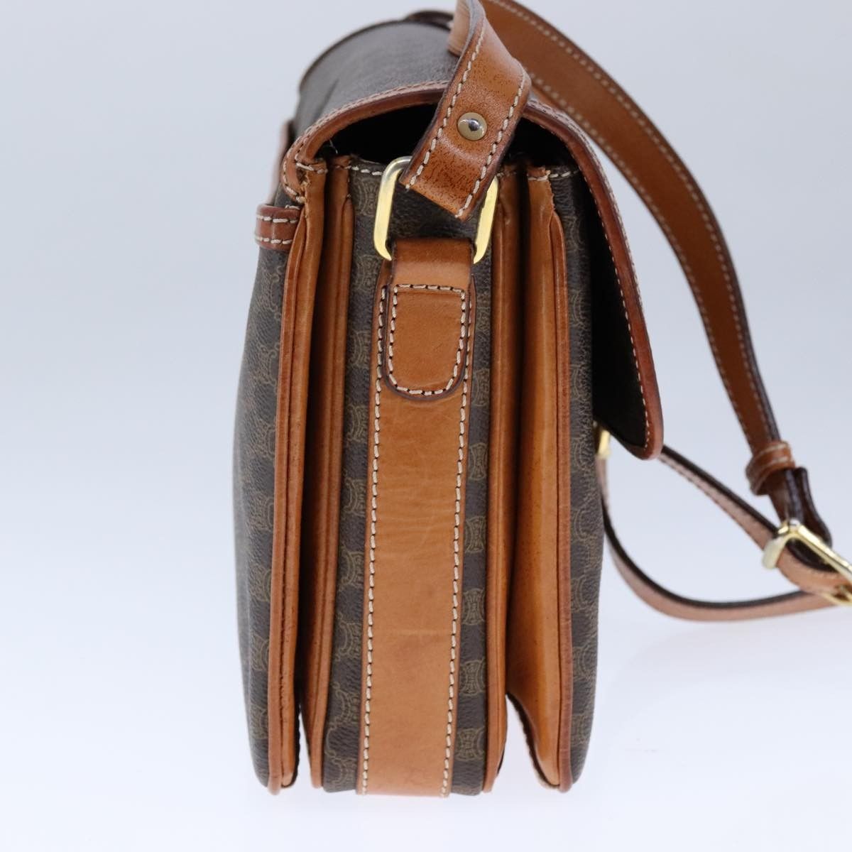 Celine Celine Macadam Shoulder Bag PVC Leather Size ONE SIZE - 3 Thumbnail