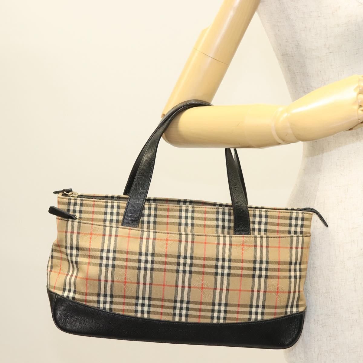 Burberry Burberry Nova Check Handbag Nova Check Canvas Size ONE SIZE - 12 Thumbnail