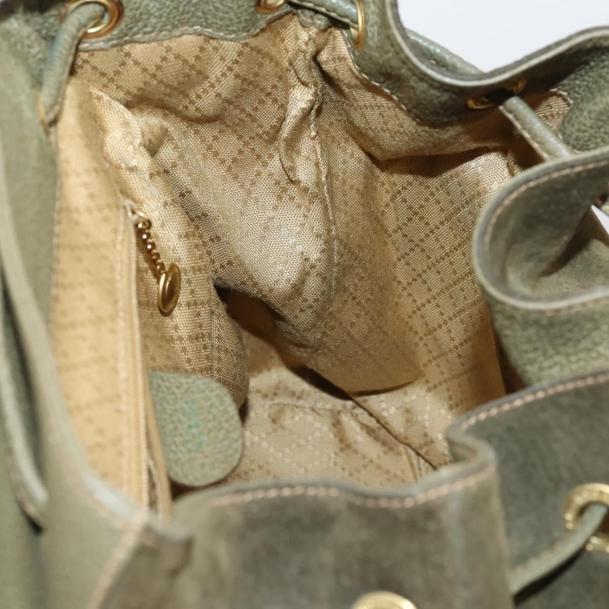 Gucci Gucci Vintage Bamboo Backpack Suede Size ONE SIZE - 21 Thumbnail