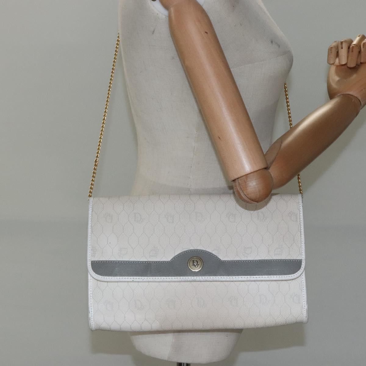 Dior Christian Dior Vintage Honeycomb chain Canvas Size ONE SIZE - 13 Thumbnail