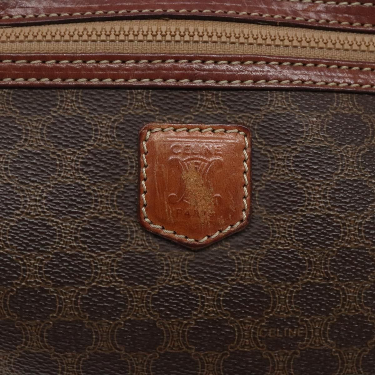 Celine Celine Macadam Pochette Canvas and Leather Size ONE SIZE - 18 Thumbnail