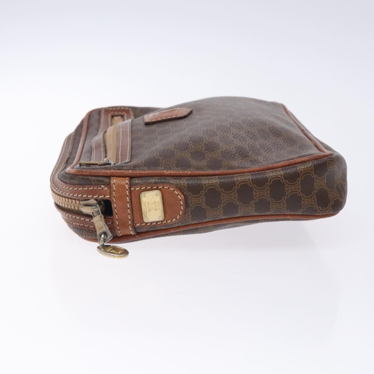 Celine Celine Macadam Pochette Canvas and Leather Size ONE SIZE - 4 Thumbnail