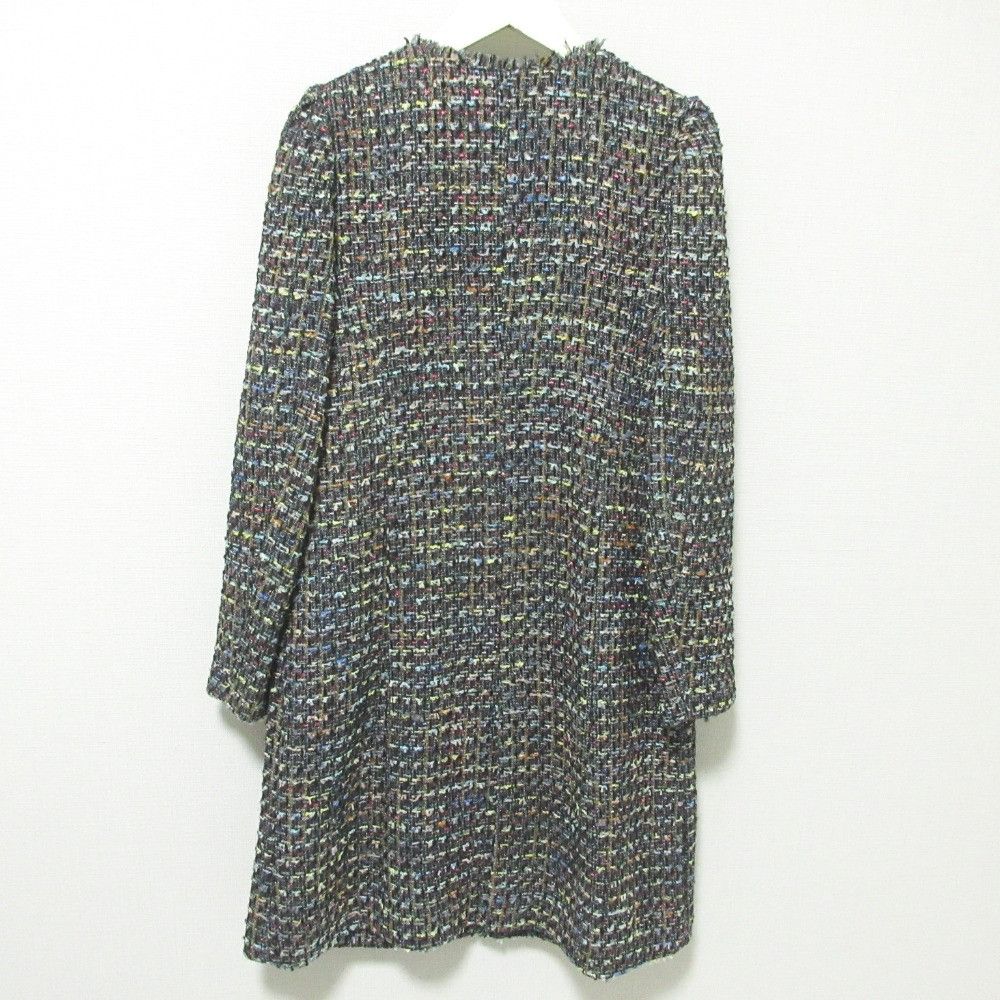 Other Other Mystrada × Kozue Anzai Collaboration Tweed Long Jacket Others Outerwear 32343820 DUTY FREE for USA Size ONE SIZE - 2 Thumbnail