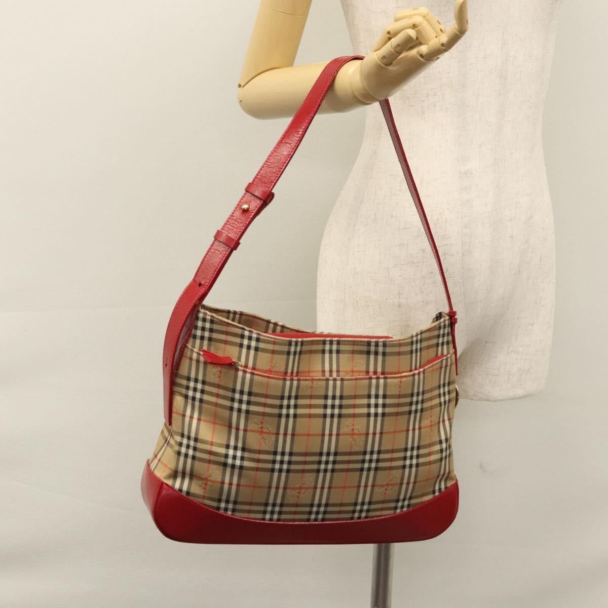 Burberry Burberry Shoulder Bag Nova Check Canvas Size ONE SIZE - 12 Thumbnail