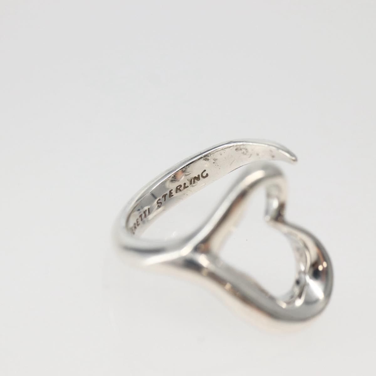 Tiffany & Co. Tiffany & Co. Elsa Peretti Open Heart Ring Silver 925 Size ONE SIZE - 7 Thumbnail