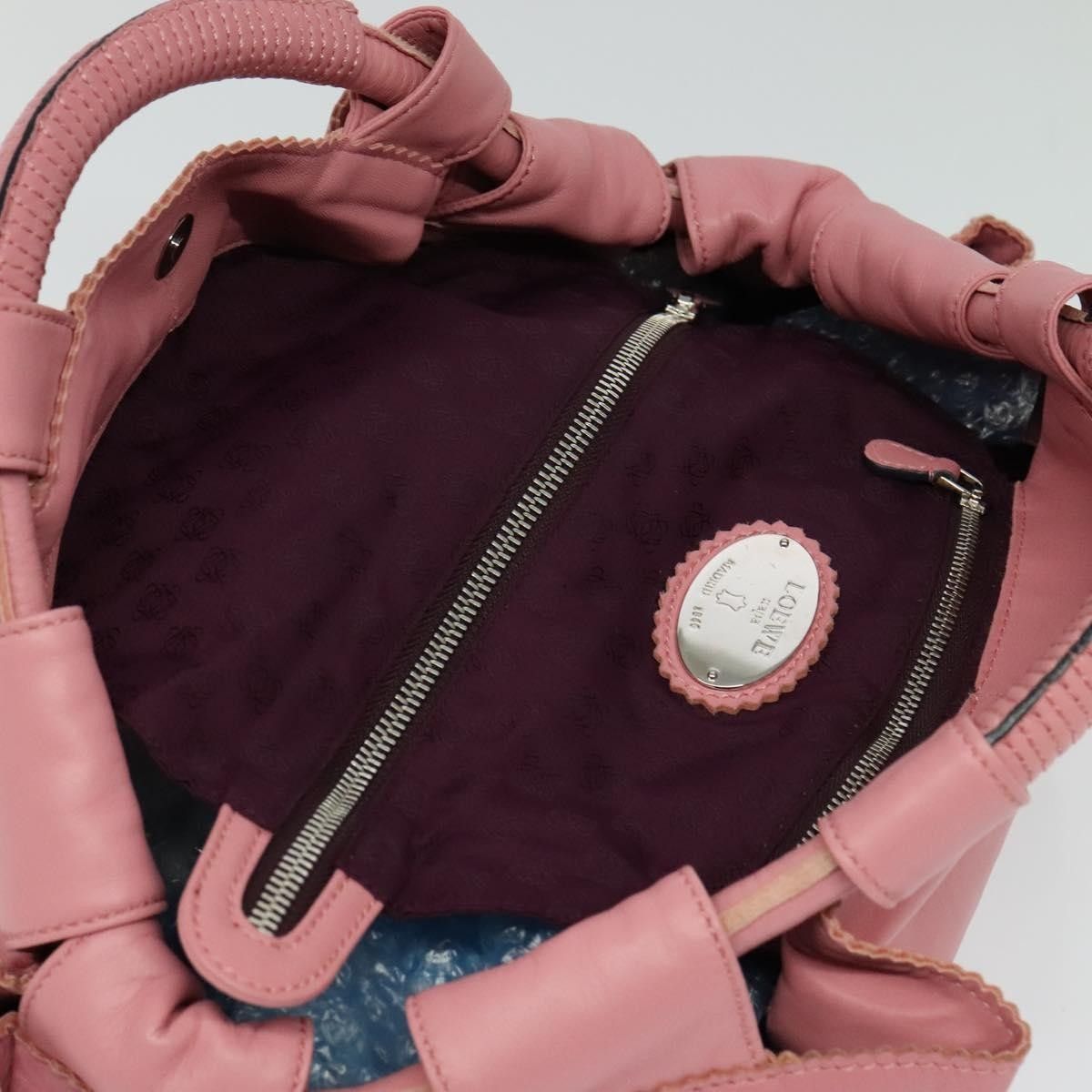 Loewe Loewe Anagram Logo Nappa Aire Hand Bag Leather Size ONE SIZE - 14 Thumbnail