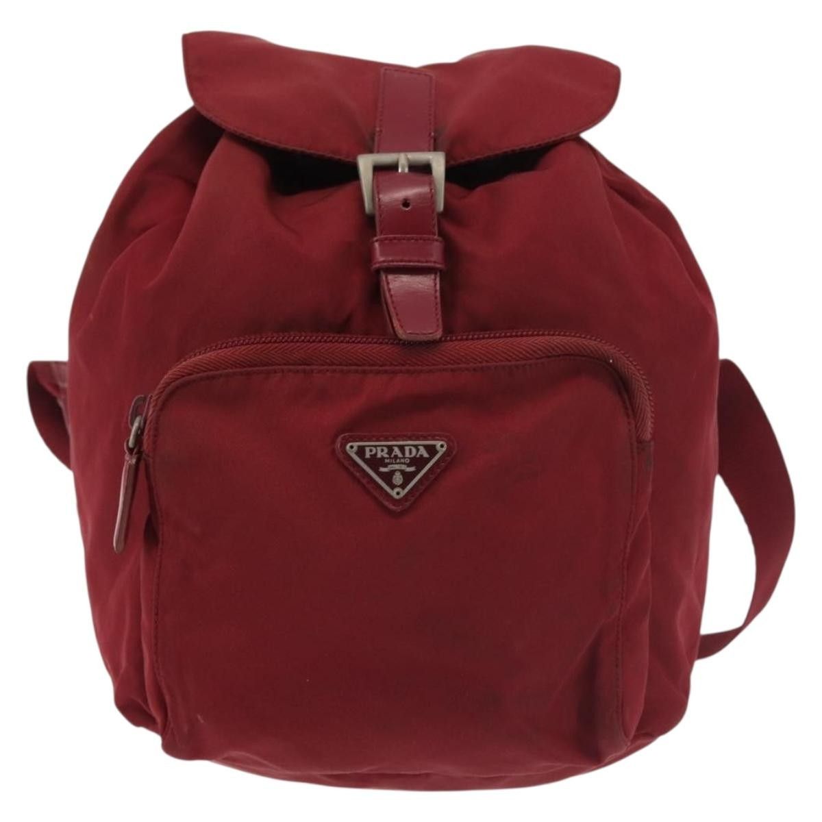 Prada Prada Front Pocket Buckle Backpack Re-Nylon and Shearling Size ONE SIZE - 18 Thumbnail