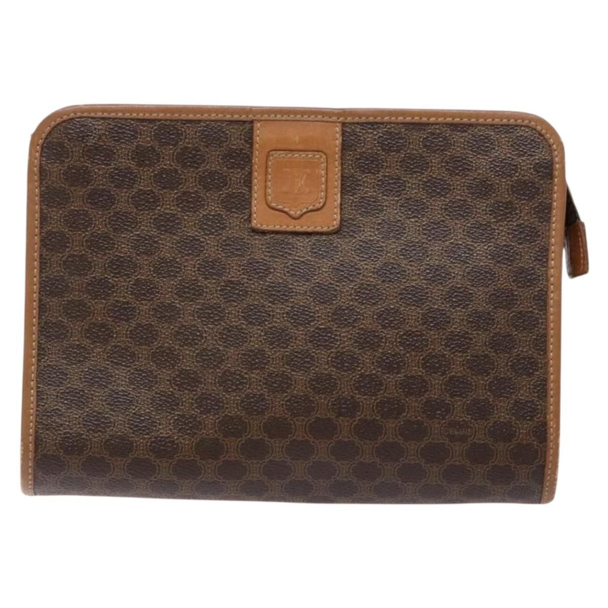 Celine Celine Macadam Pochette Canvas and Leather Size ONE SIZE - 16 Thumbnail